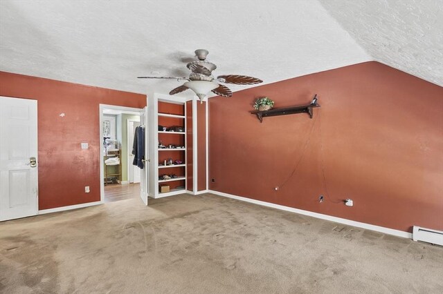 29 Shady Ave, Westminster, MA 01473 - carpeted empty room featuring a ceiling fan, vaulted ceiling, and baseboards