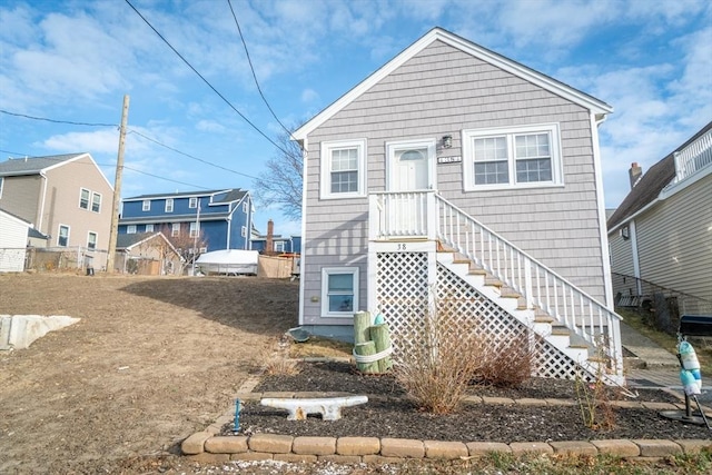 view of front of home