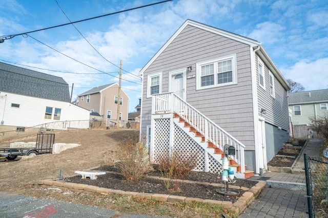 view of front of home