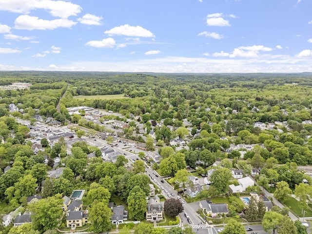 14 Thoreau St, Concord, MA 01742 - aerial view of a heavily wooded area