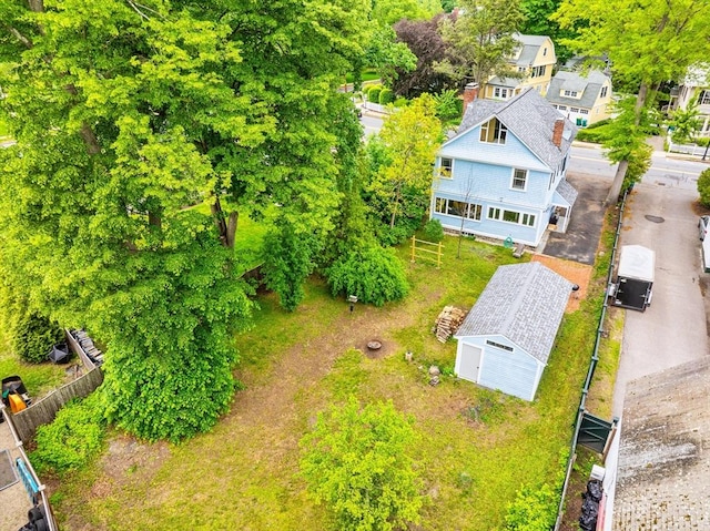 14 Thoreau St, Concord, MA 01742 - drone / aerial view