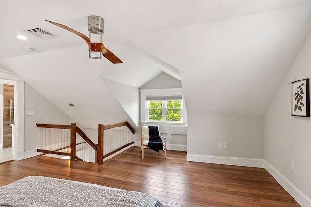 24 Lemon St Unit 2, Salem, MA 01970 - additional living space featuring wood-type flooring and vaulted ceiling