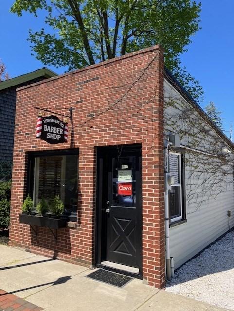 33 S S, Hingham, MA 02043 - doorway to property with brick siding