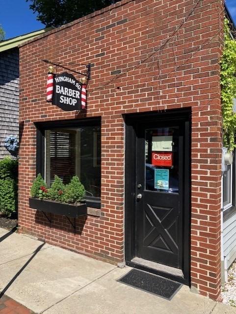 33 S S, Hingham, MA 02043 - doorway to property with brick siding