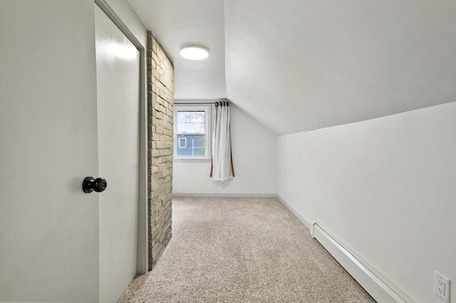 20 Marjorie Rd, Wilmington, MA 01887 - additional living space featuring baseboard heating, carpet, and vaulted ceiling
