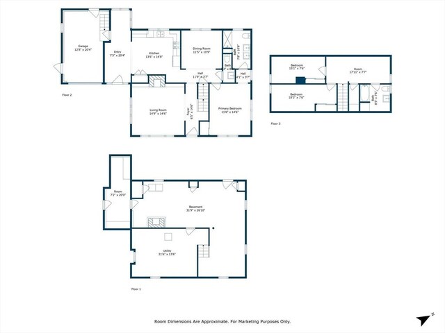 20 Marjorie Rd, Wilmington, MA 01887 - room layout