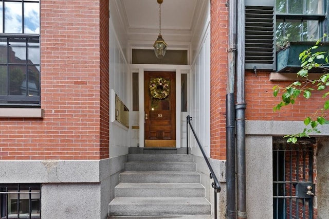 93 Pinckney Unit 1, Boston, MA 02114 - entrance to property with brick siding