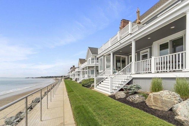 30 Preston Ct Unit 1, Swampscott, MA 01907 - view of property's community with view of water and beach