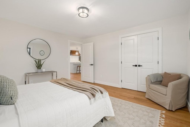 13 Alden Rd, Andover, MA 01810 - bedroom featuring light wood-style flooring, a closet, and baseboards