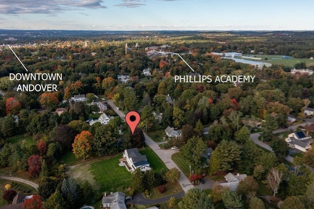 13 Alden Rd, Andover, MA 01810 - birds eye view of property with a wooded view