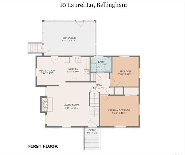 10 Laurel Ln, Bellingham, MA 02019 - view of property floor plan