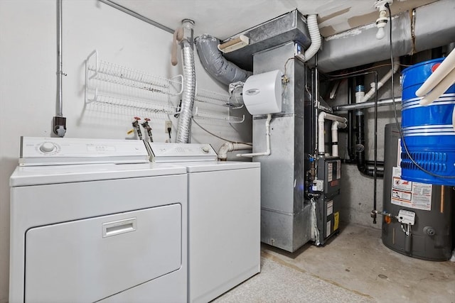 16 Deer Path Unit 1, Maynard, MA 01754 - laundry room with washer and clothes dryer and heating unit