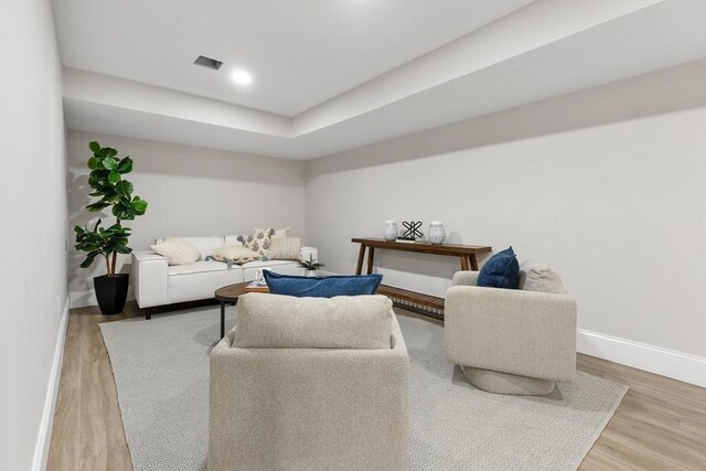 89 Wildwood St, Winchester, MA 01890 - living area featuring baseboards and wood finished floors