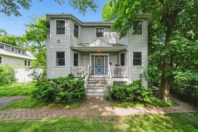 20 Tarleton Rd, Boston, MA 02132 - view of front of house with covered porch