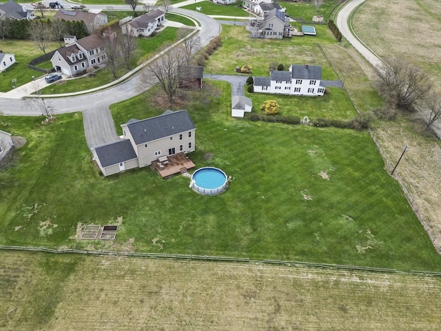 view of property location with nearby suburban area