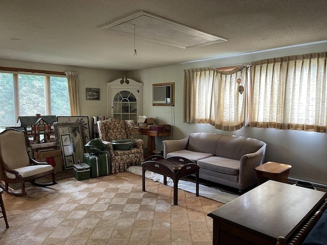 57 Harrington St, Falmouth, MA 02536 - living room with attic access