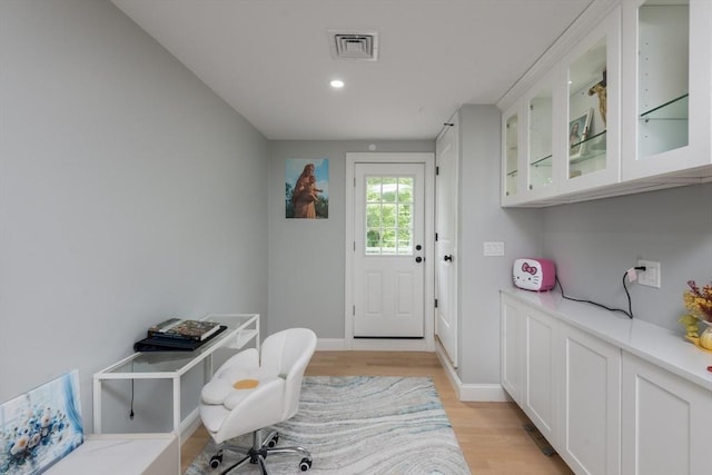6 Fallon Cir, Braintree, MA 02184 - office featuring light wood finished floors, baseboards, and recessed lighting