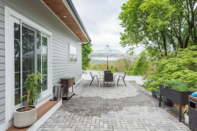 6 Fallon Cir, Braintree, MA 02184 - view of patio featuring outdoor dining area