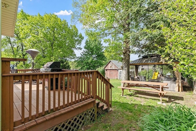 34 Woodland Cir, Methuen, MA 01844 - deck with a gazebo