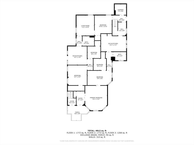 15-17 W Chestnut St, Brockton, MA 02301 - view of floor plan / room layout