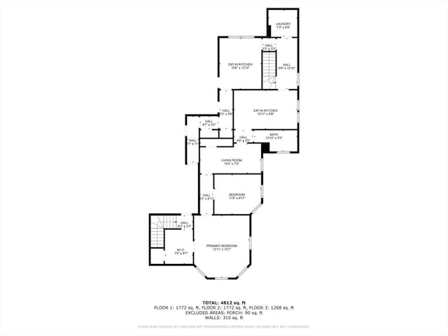 15-17 W Chestnut St, Brockton, MA 02301 - view of home floor plan