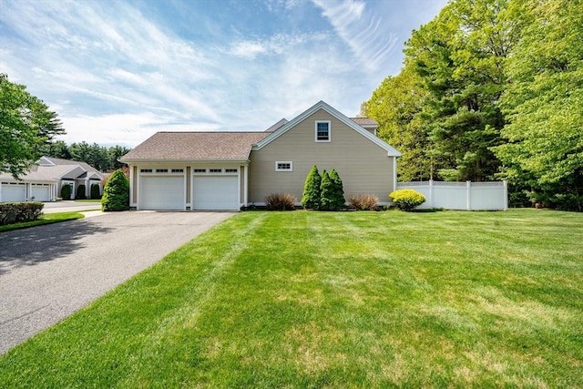 97 High Pine Cir Unit 97, Wilbraham, MA 01095 - view of front of property featuring an attached garage and asphalt driveway