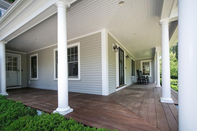 265 King St, Cohasset, MA 02025 - view of wooden porch