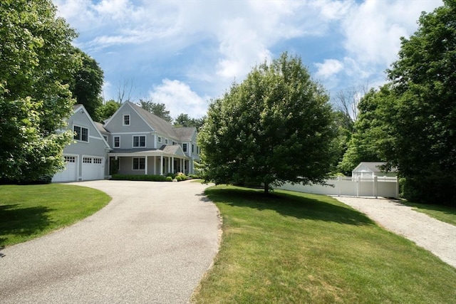 265 King St, Cohasset, MA 02025 - shingle-style home featuring a garage and asphalt driveway