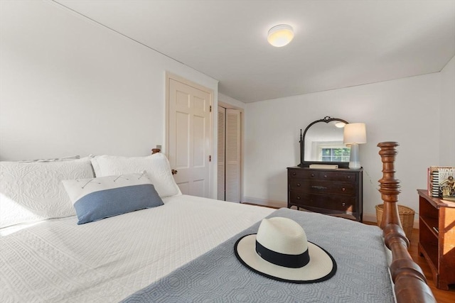 1395 Canton Ave, Milton, MA 02186 - bedroom with wood finished floors and a closet