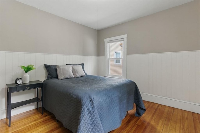 31-33 Beauchamp St, Springfield, MA 01107 - bedroom with wainscoting and wood finished floors