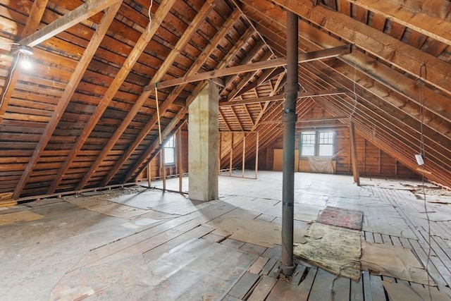 31-33 Beauchamp St, Springfield, MA 01107 - view of attic
