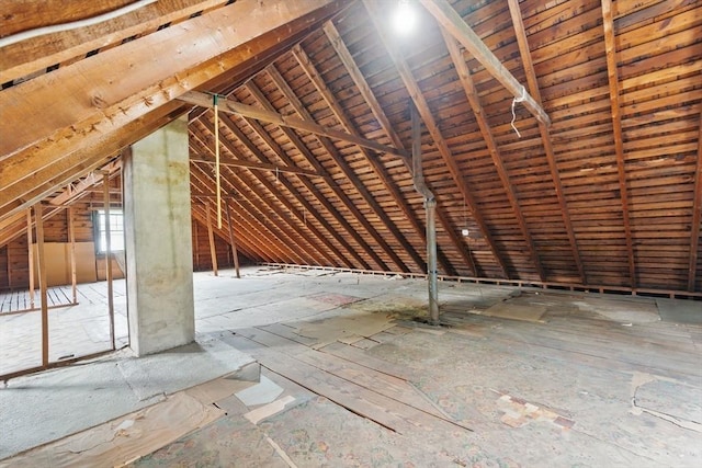 31-33 Beauchamp St, Springfield, MA 01107 - view of unfinished attic