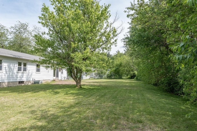24 Harwich Rd, East Longmeadow, MA 01028 - view of grassy yard with central AC unit