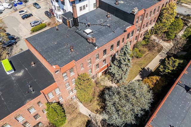 aerial view of property's location