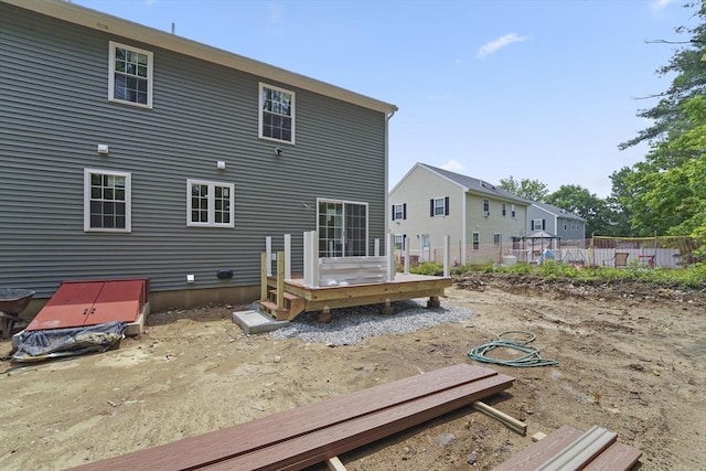 21 Stephanie St Unit 1, Gardner, MA 01440 - rear view of property featuring a wooden deck