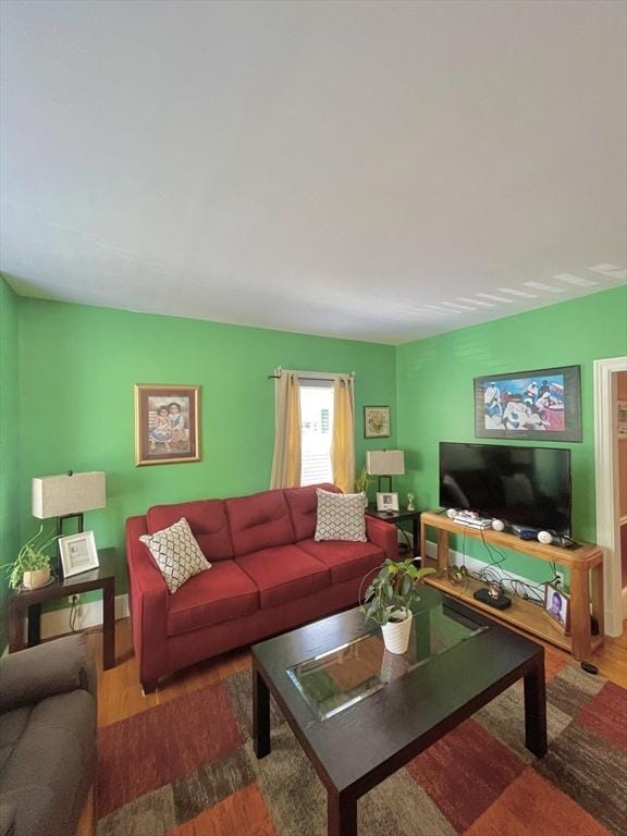 27 Springvale Ave, Lynn, MA 01904 - living area featuring wood finished floors