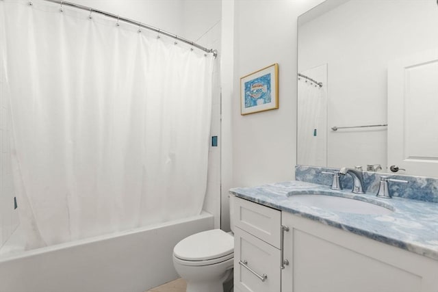101 Waban St Unit 101, Newton, MA 02458 - full bath with vanity, toilet, and shower / tub combo with curtain
