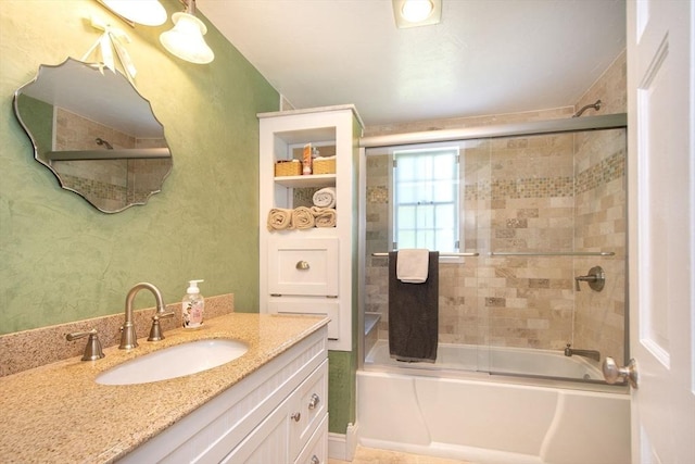 21 Flintlock Ridge Rd, Cohasset, MA 02025 - full bath with vanity and shower / bath combination with glass door