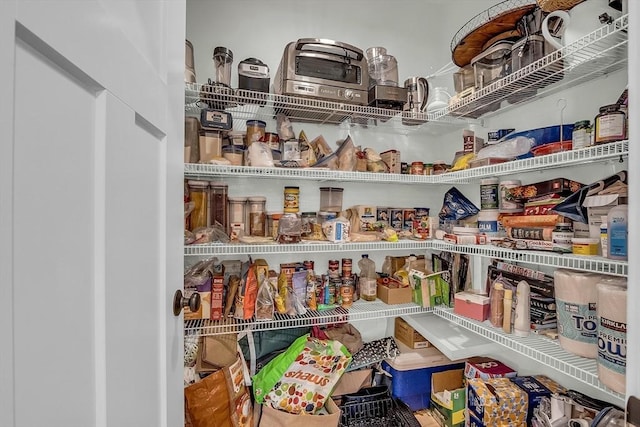 view of pantry