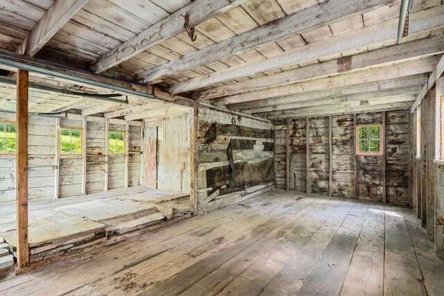 35 Chapin Rd, Holden, MA 01520 - misc room with hardwood / wood-style floors and wood ceiling