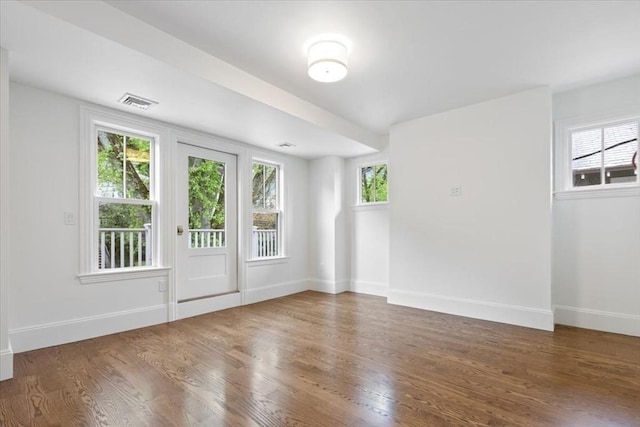197 Winchester St Unit 197, Brookline, MA 02446 - entryway with wood finished floors and baseboards