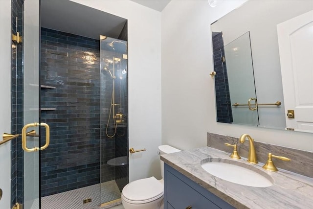 197 Winchester St Unit 197, Brookline, MA 02446 - bathroom with toilet, a stall shower, and vanity