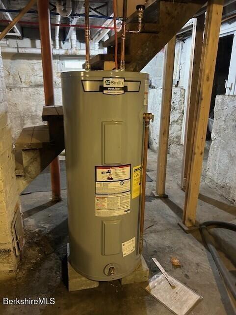 21 River St, North Adams, MA 01247 - utilities featuring electric water heater