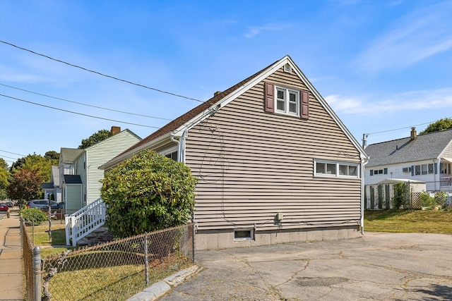 view of property exterior