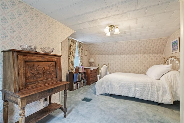 2 Rich Rd, Holliston, MA 01746 - carpeted bedroom with wallpapered walls