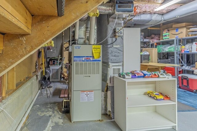 view of utility room