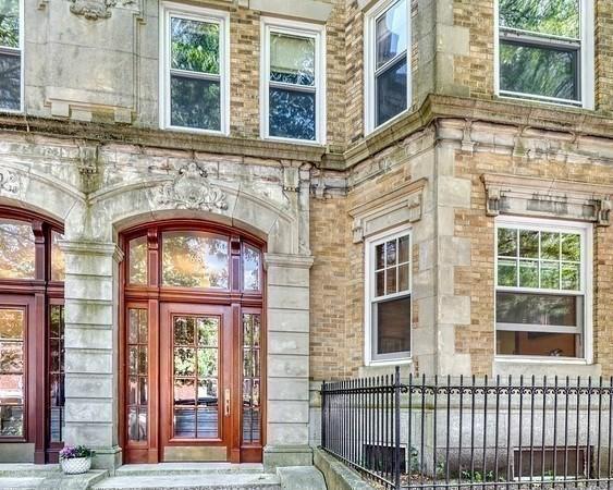 68 Parkman St Unit 3, Brookline, MA 02446 - entrance to property with stone siding