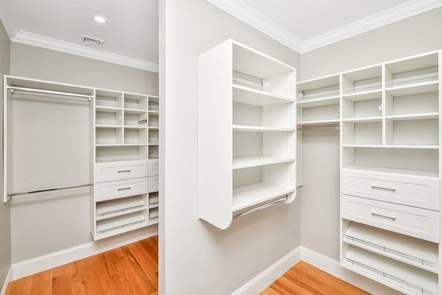 7 Stage Coach Rd, Lexington, MA 02421 - spacious closet with visible vents and light wood finished floors