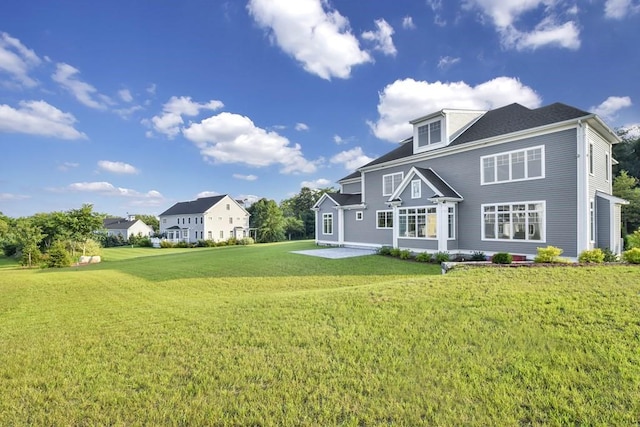 7 Stage Coach Rd, Lexington, MA 02421 - rear view of property with a yard