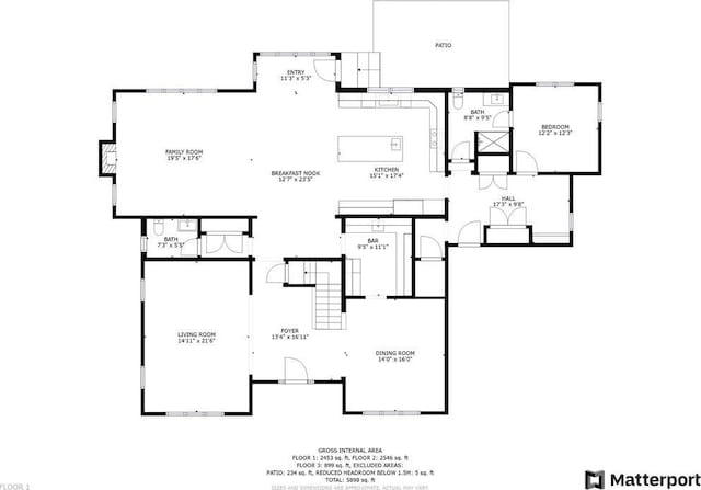 7 Stage Coach Rd, Lexington, MA 02421 - floor plan